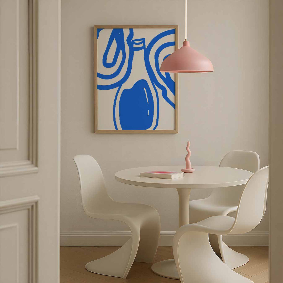 Abstracte Vormen – culinaire wandkunst als portret poster