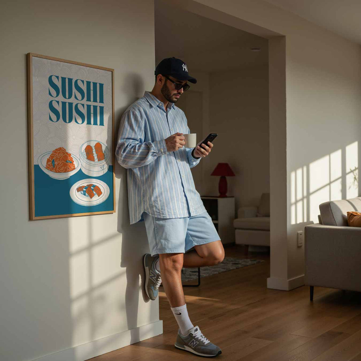 Sushi Liefde – keukenposter in staand formaat