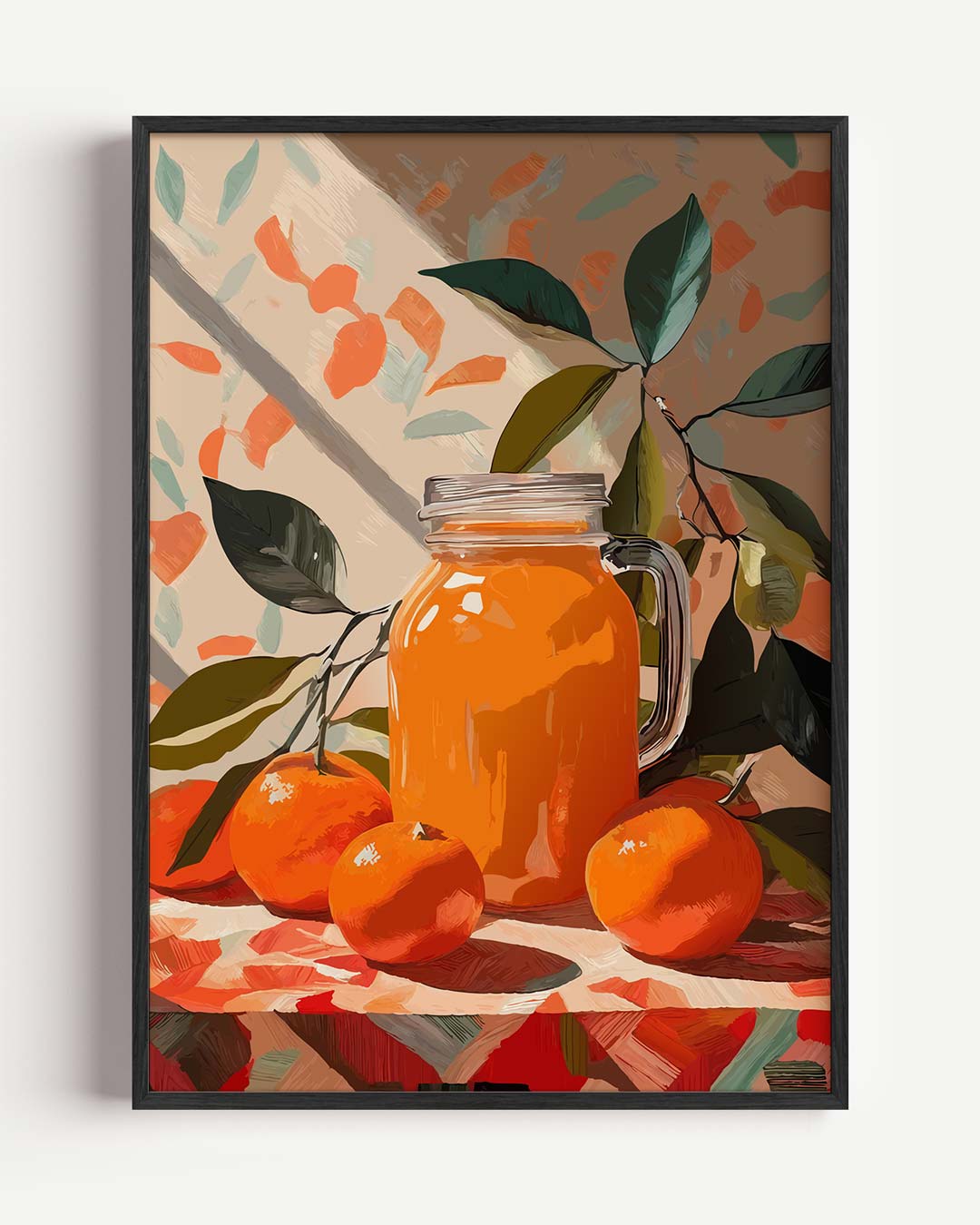 Zonnige Citrus Frisheid – keuken portret poster als wanddecoratie