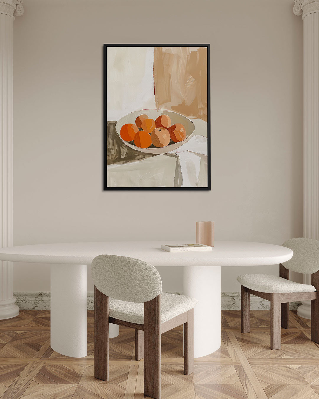 Fruit in schaal – staand wanddecoratie kunstwerk