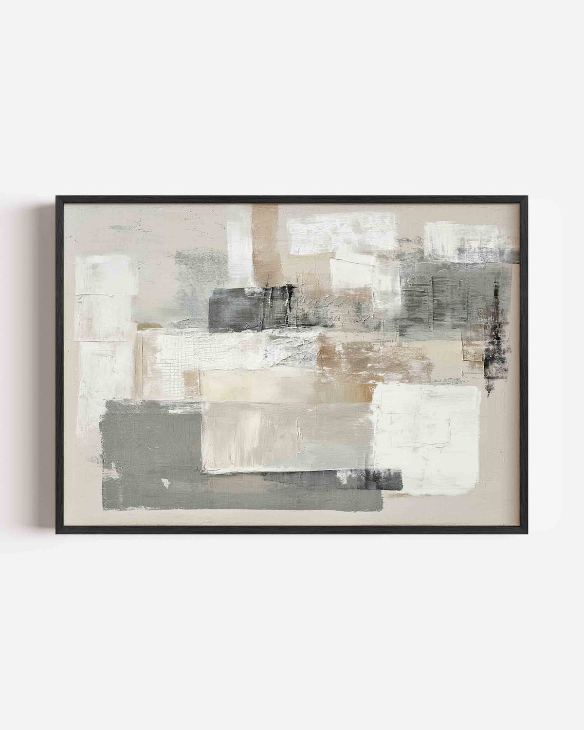 Abstracte vormen – abstracte landscape poster als wanddecoratie
