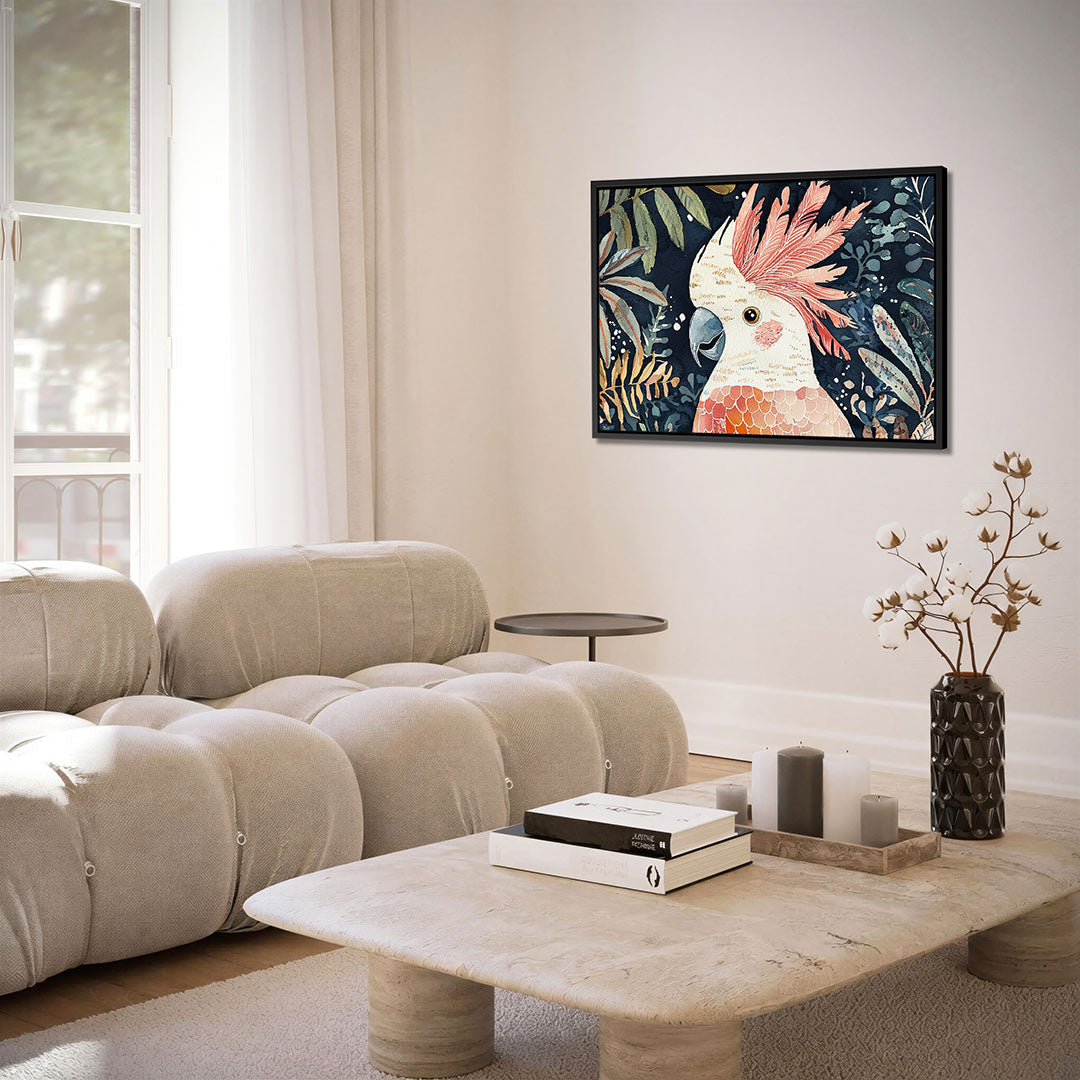 Exotische vogel illustratie – Kleurrijke – alternatieve weergave van het kunstwerk