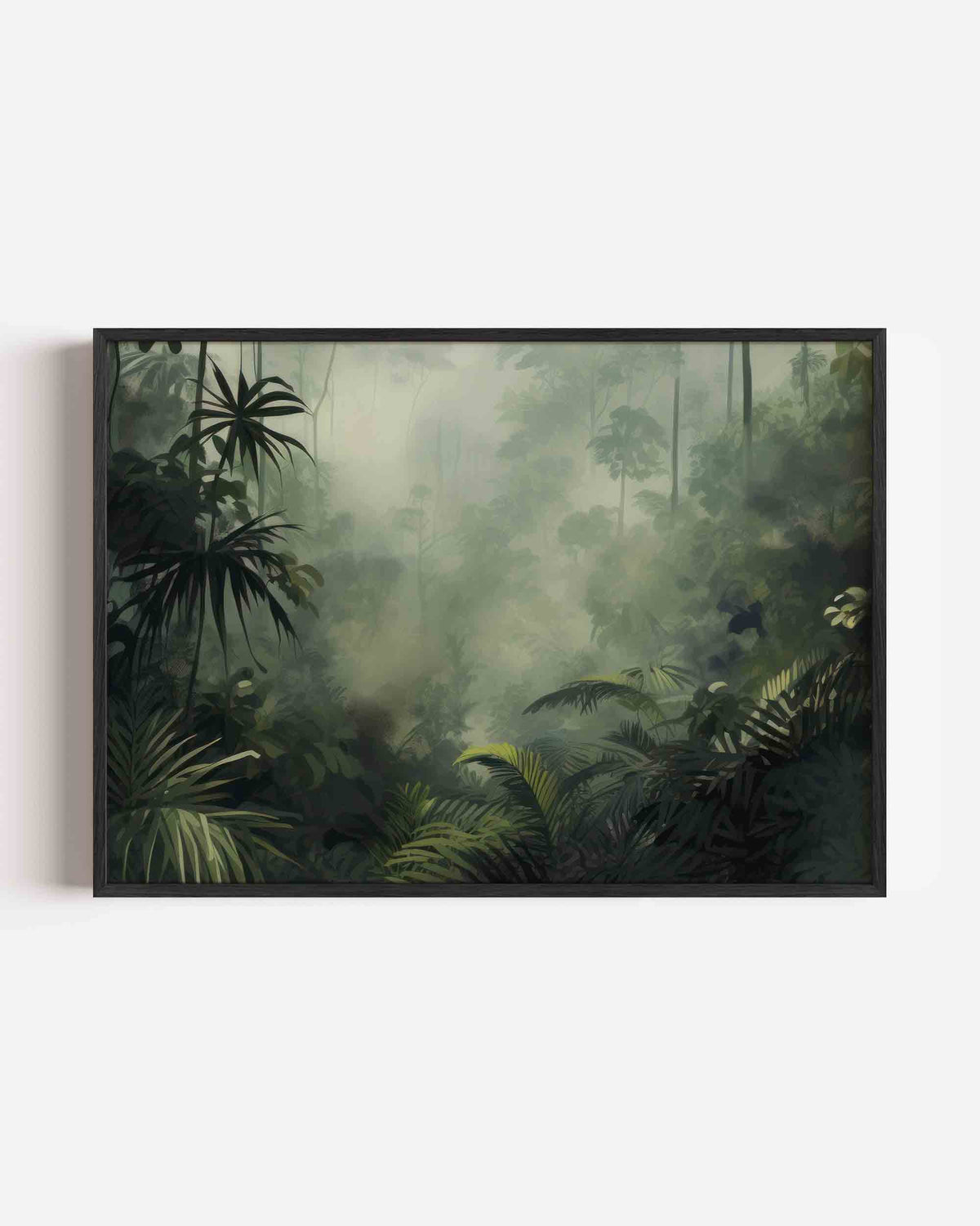 Tropisch bladerdek – jungle landscape poster als wanddecoratie