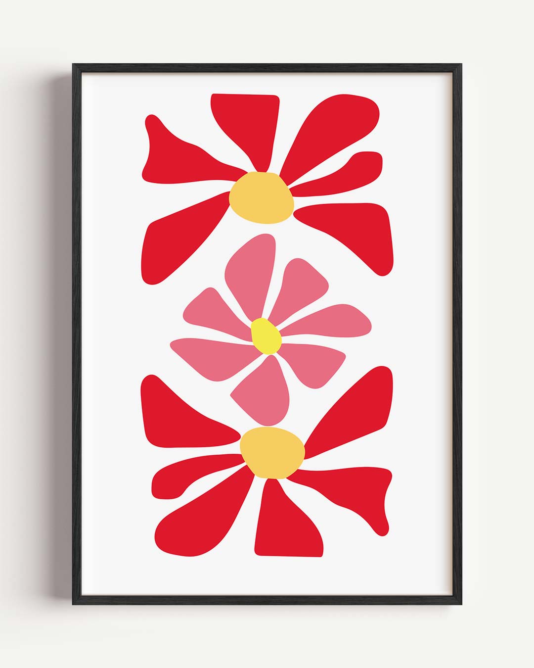 Bloemenvlucht – bloemen portret poster als wanddecoratie