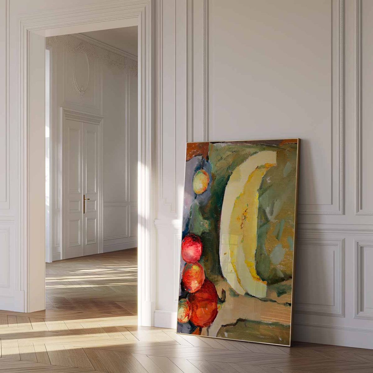Kleurrijke Fruitimpressies – urban poster in staand formaat