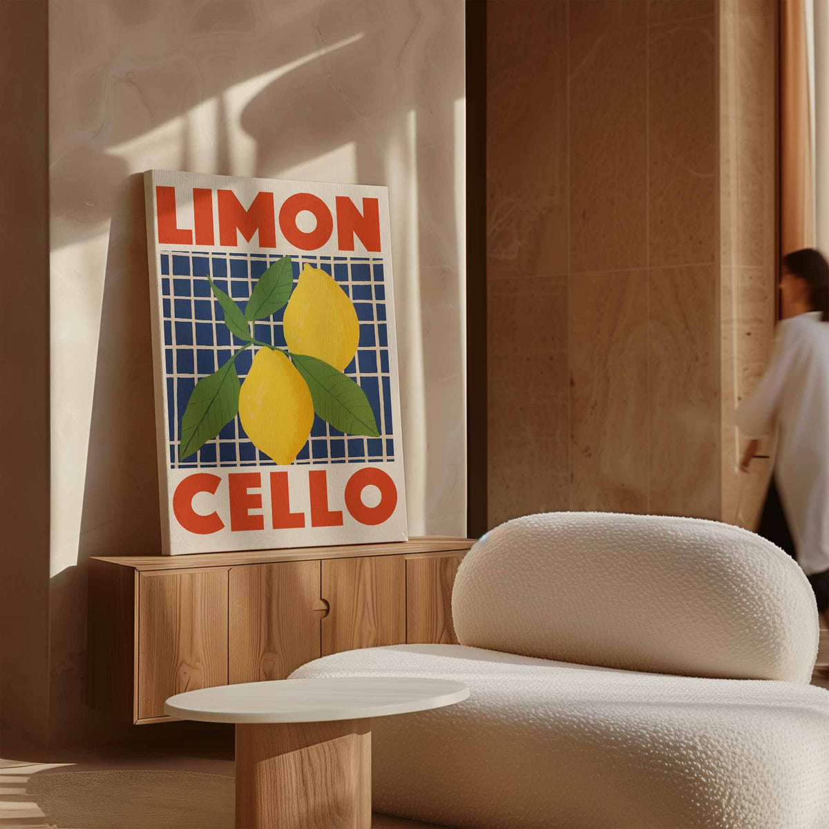 Limoncello Poster – dibond kunstwerk als wanddecoratie