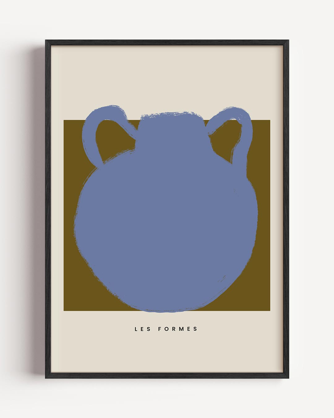Stijlvolle Abstracte Vaas – boheme portret poster als wanddecoratie
