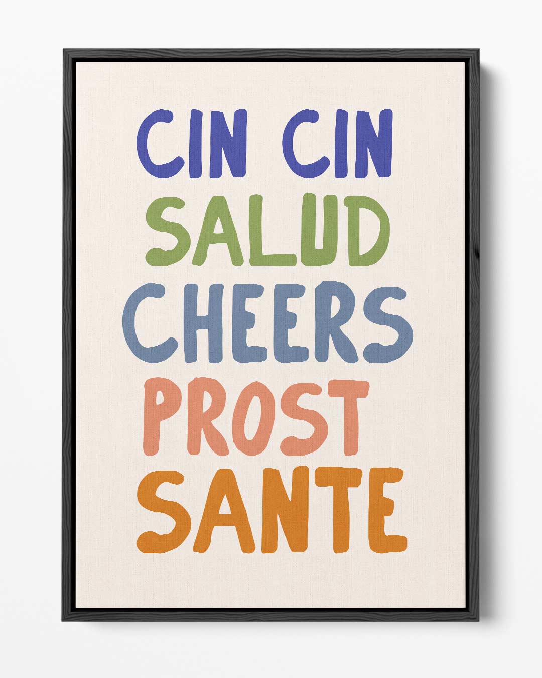 Internationale Proost – portret kunstwerk als wanddecoratie