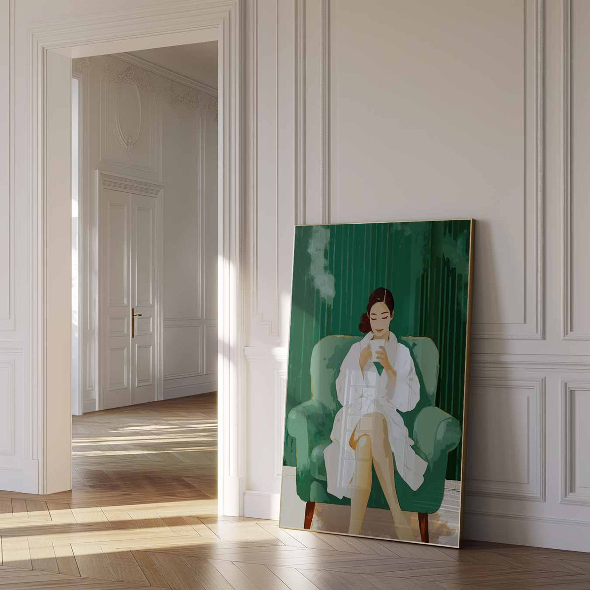 Relax & Ontspan – zomer poster als frisse staande wanddecoratie