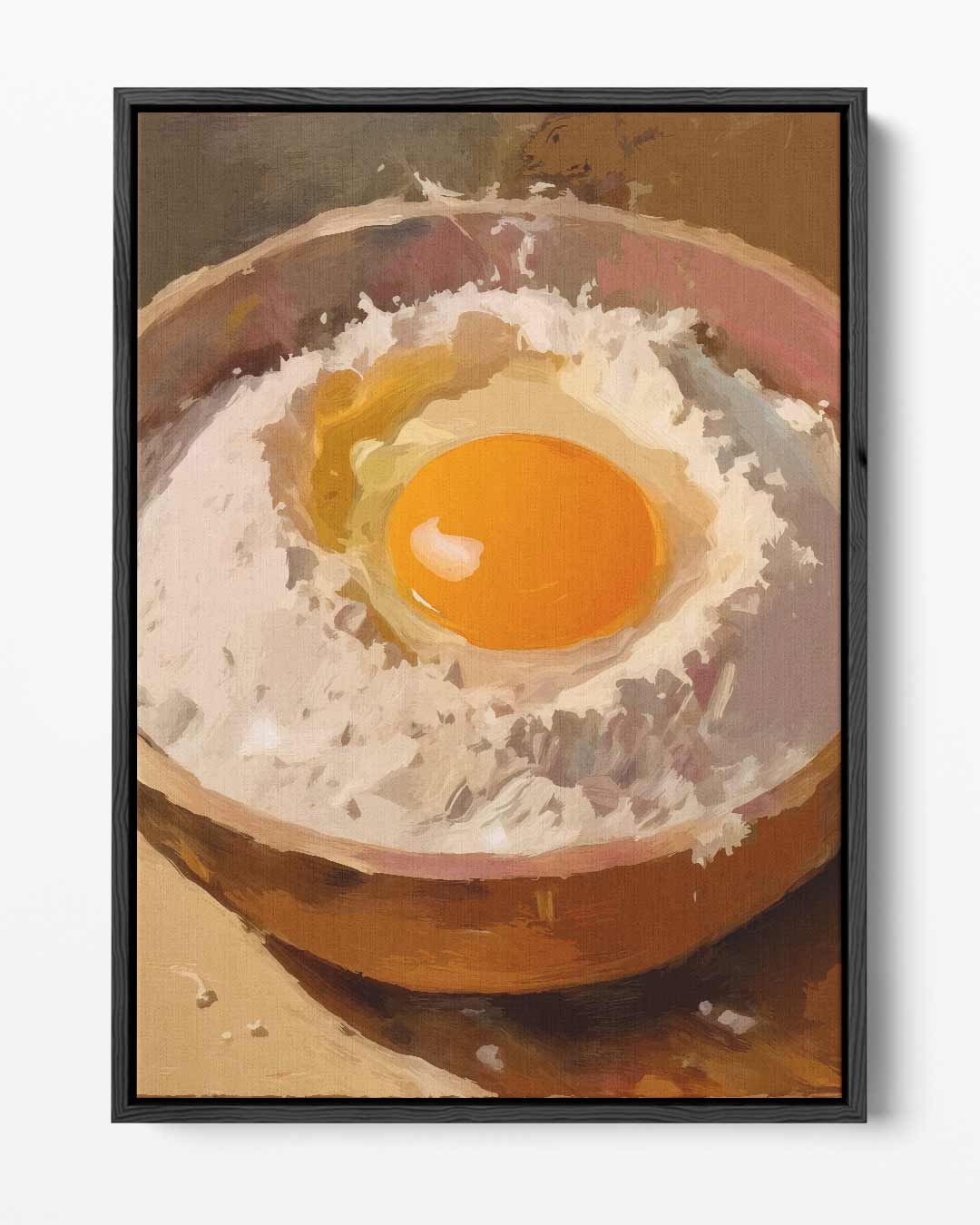 Het Perfecte Bakmoment – portret kunstwerk als wanddecoratie