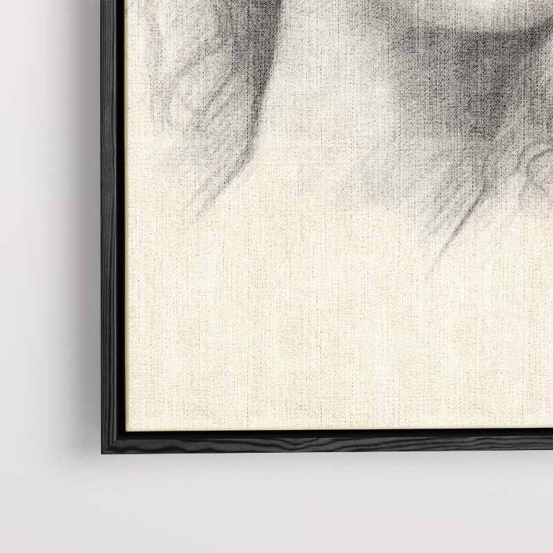 Dromerige Blik – staand kunstwerk voor modern interieur