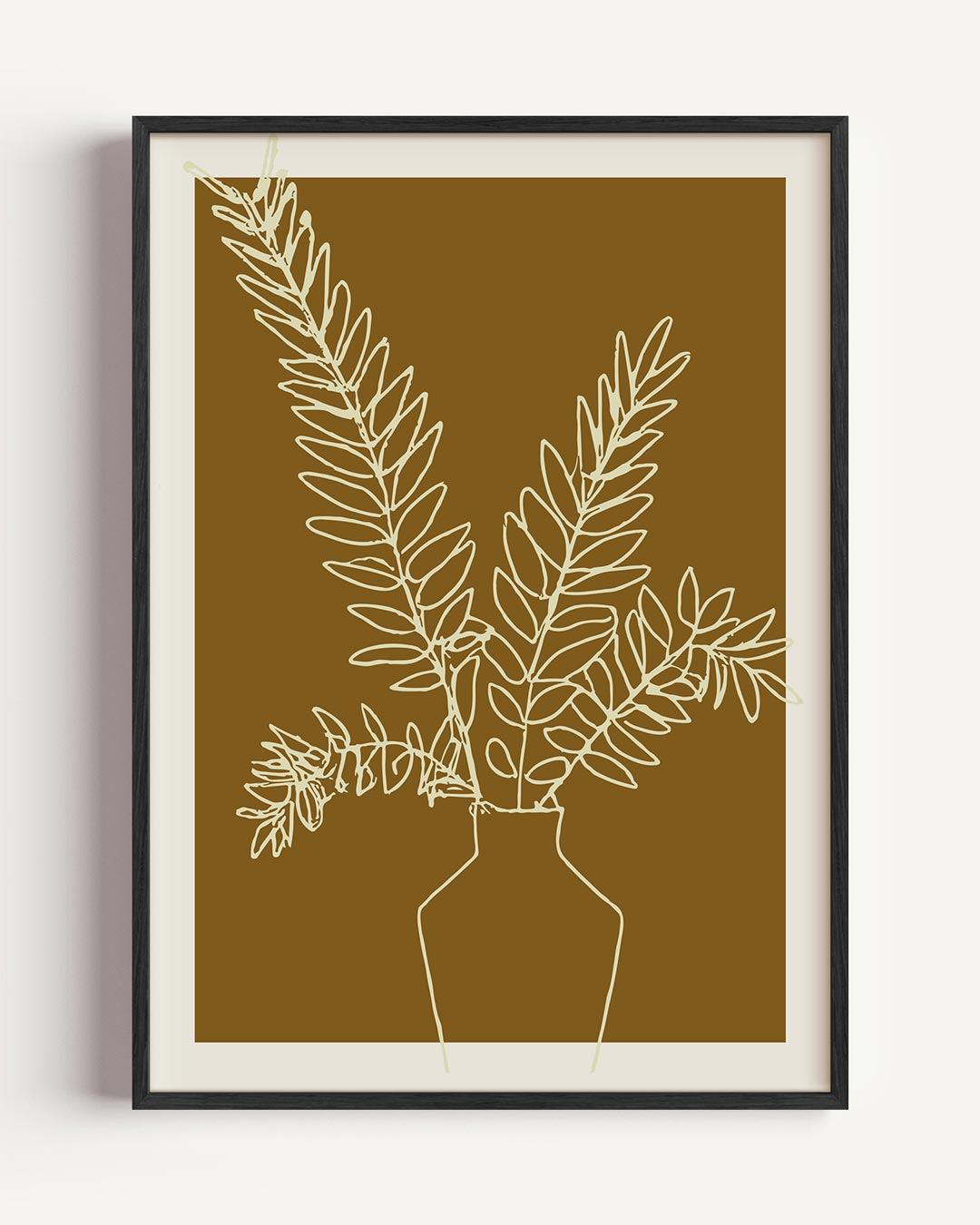 Minimalistische Botanische – keuken portret poster als wanddecoratie