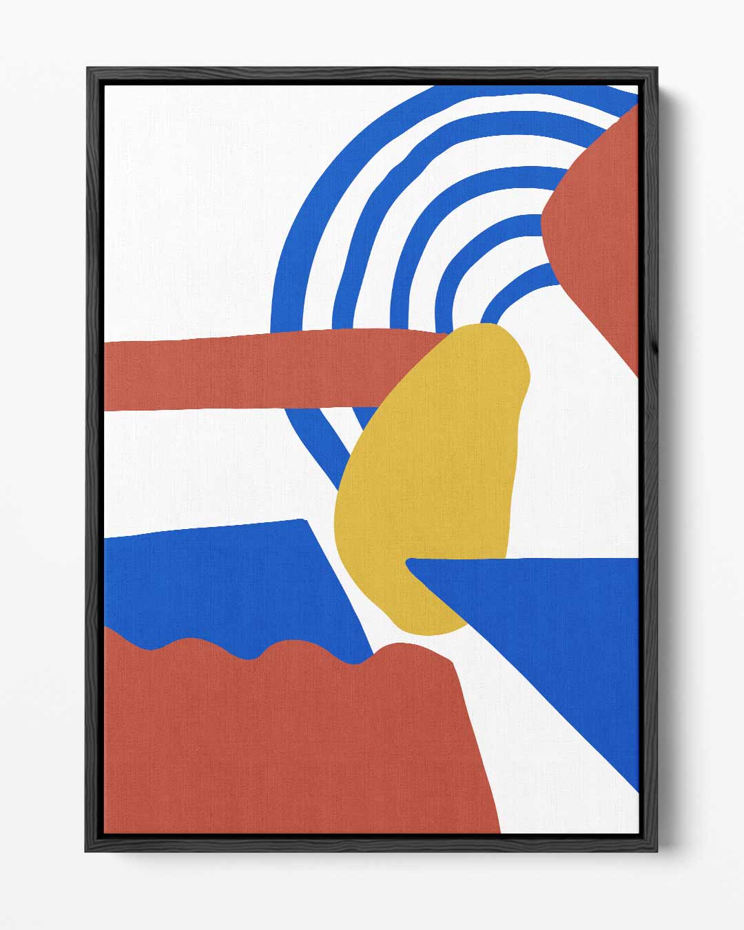 Kleurrijk Abstract Spel – portret kunstwerk als wanddecoratie