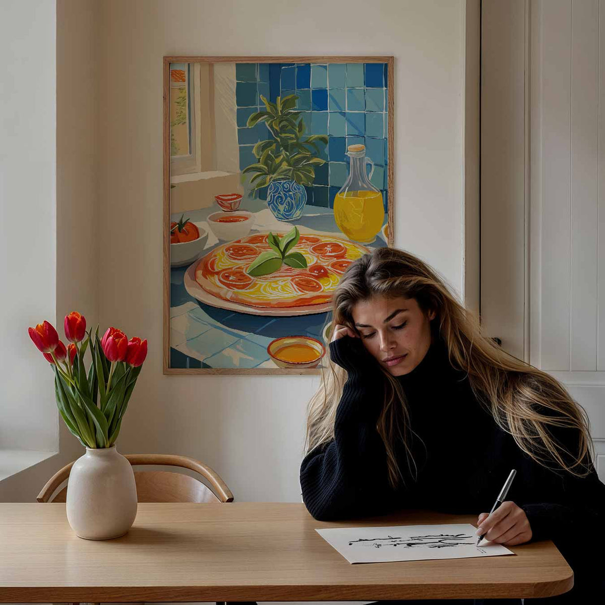 Mediterrane Keuken – keuken portret poster, afbeelding 7