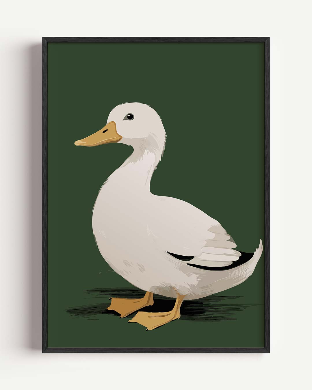 Schattige Eenden Illustratie – kids portret poster als wanddecoratie