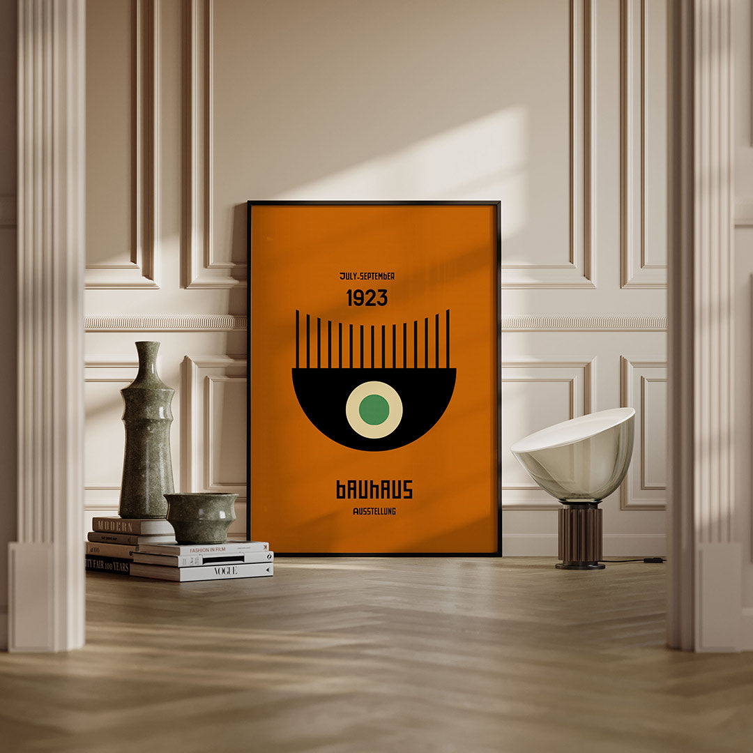 Grafische vormgeving – moderne Bauhaus wandkunst als poster