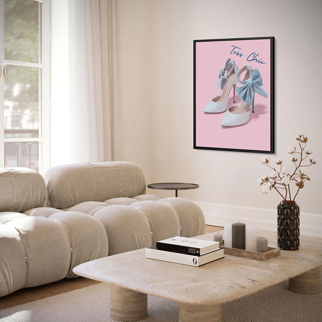 Elegante hakken – staand wanddecoratie kunstwerk