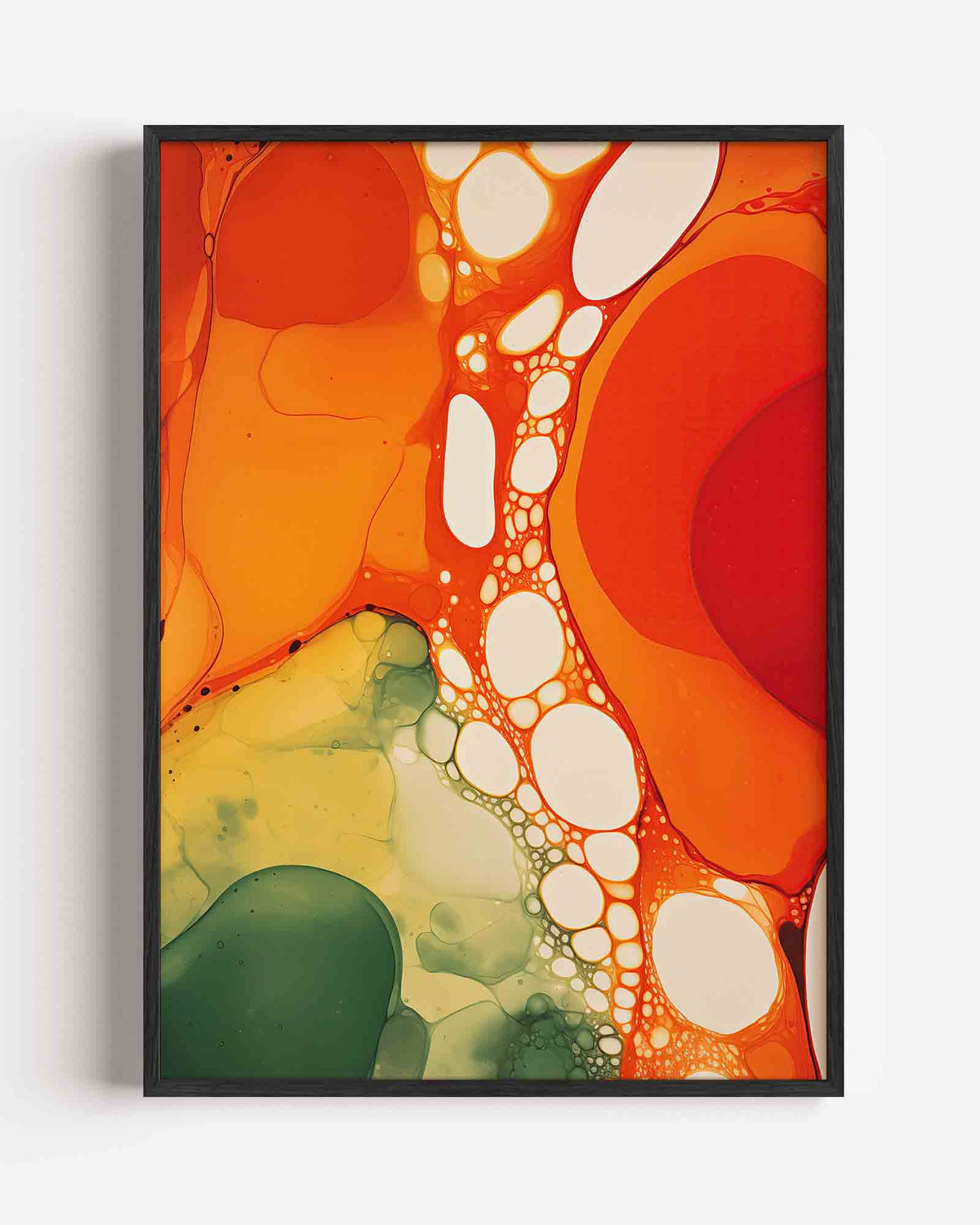 Abstracte vormen – Kleur & Vormen portret poster als wanddecoratie