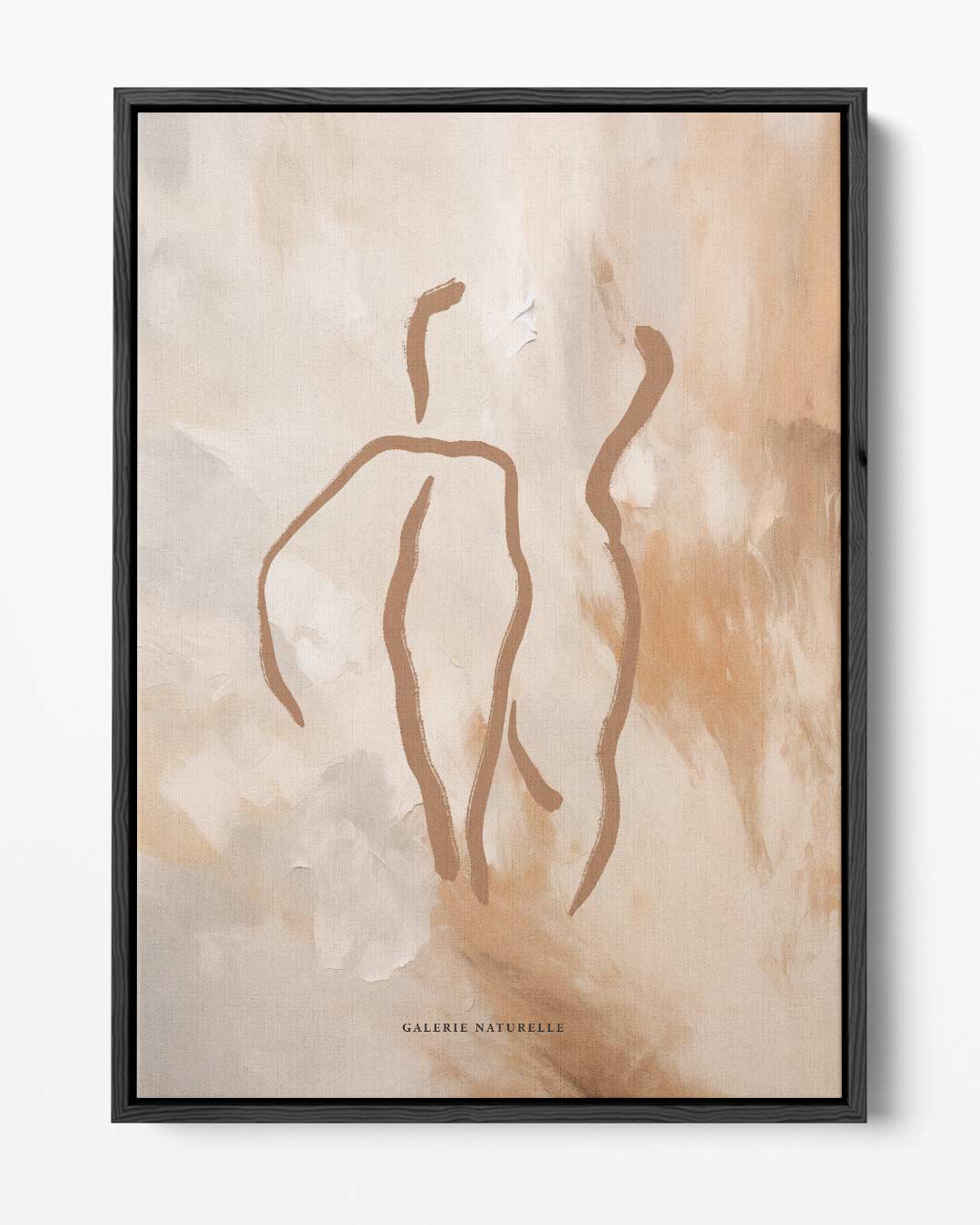 Dansende Schaduwen – portret kunstwerk als wanddecoratie