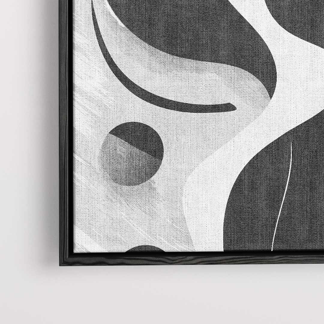 Modern Abstracte Vormen – dibond kunstwerk als wanddecoratie