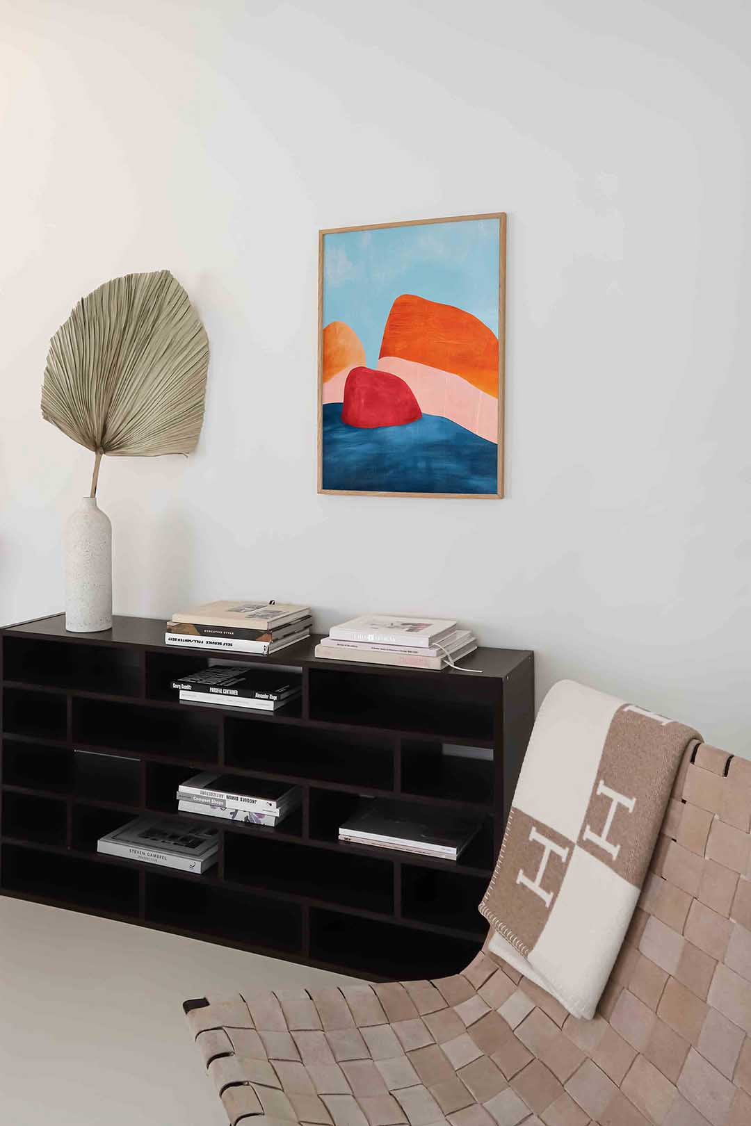Abstracte vormen – staande moderne wanddecoratie van WallArtistic