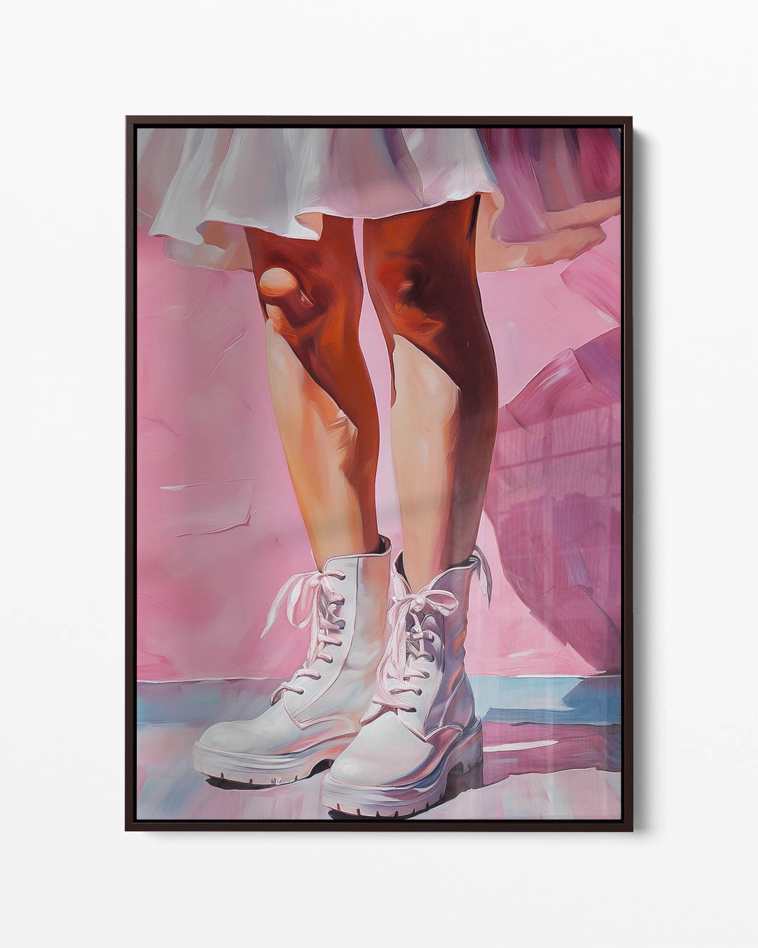 Stijlvolle Stoere Schoenen – portret kunstwerk als wanddecoratie