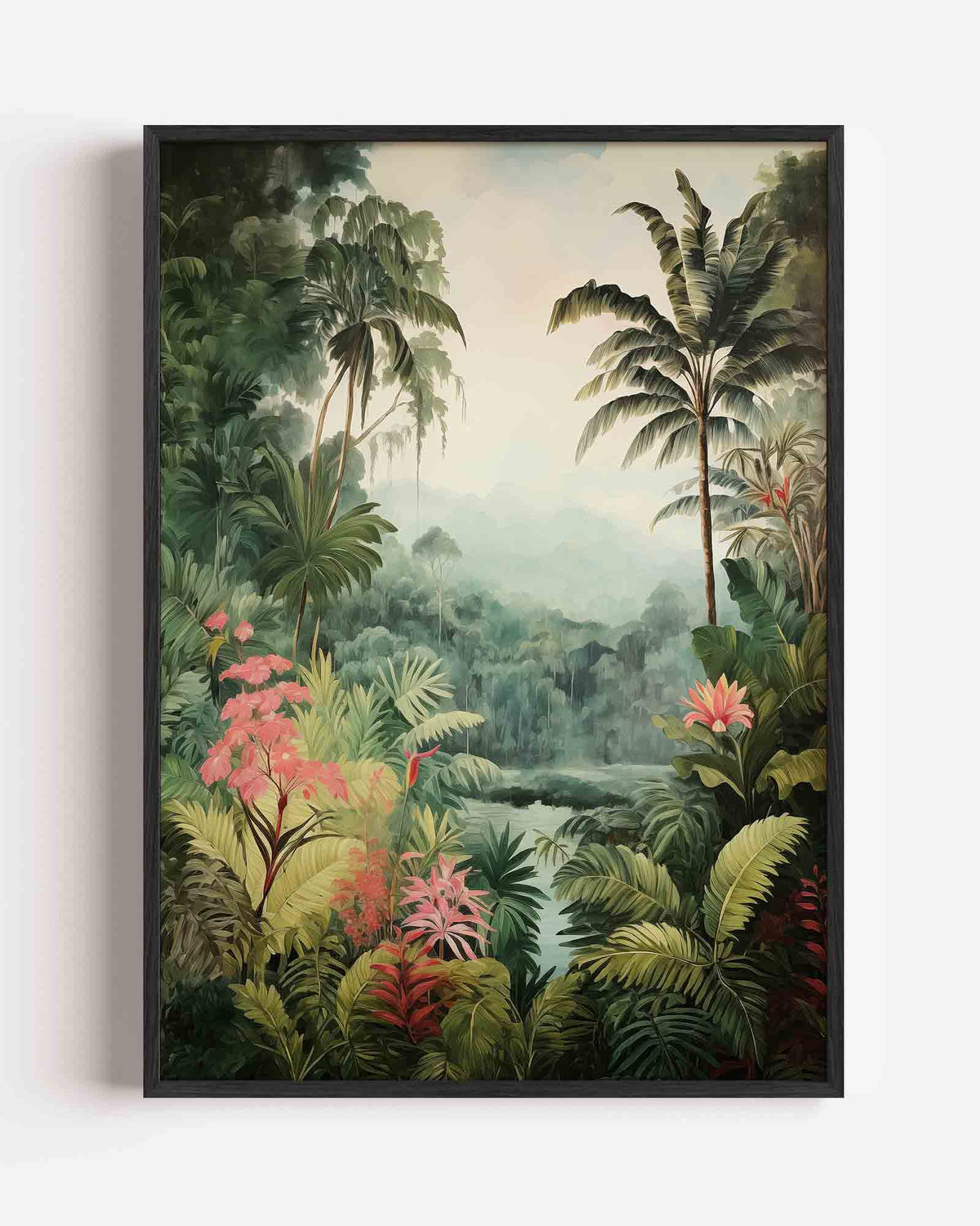 Tropische planten – jungle portret poster als wanddecoratie