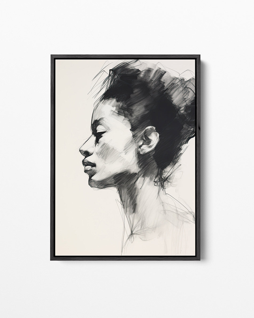 Lijntekening – staand wanddecoratie kunstwerk