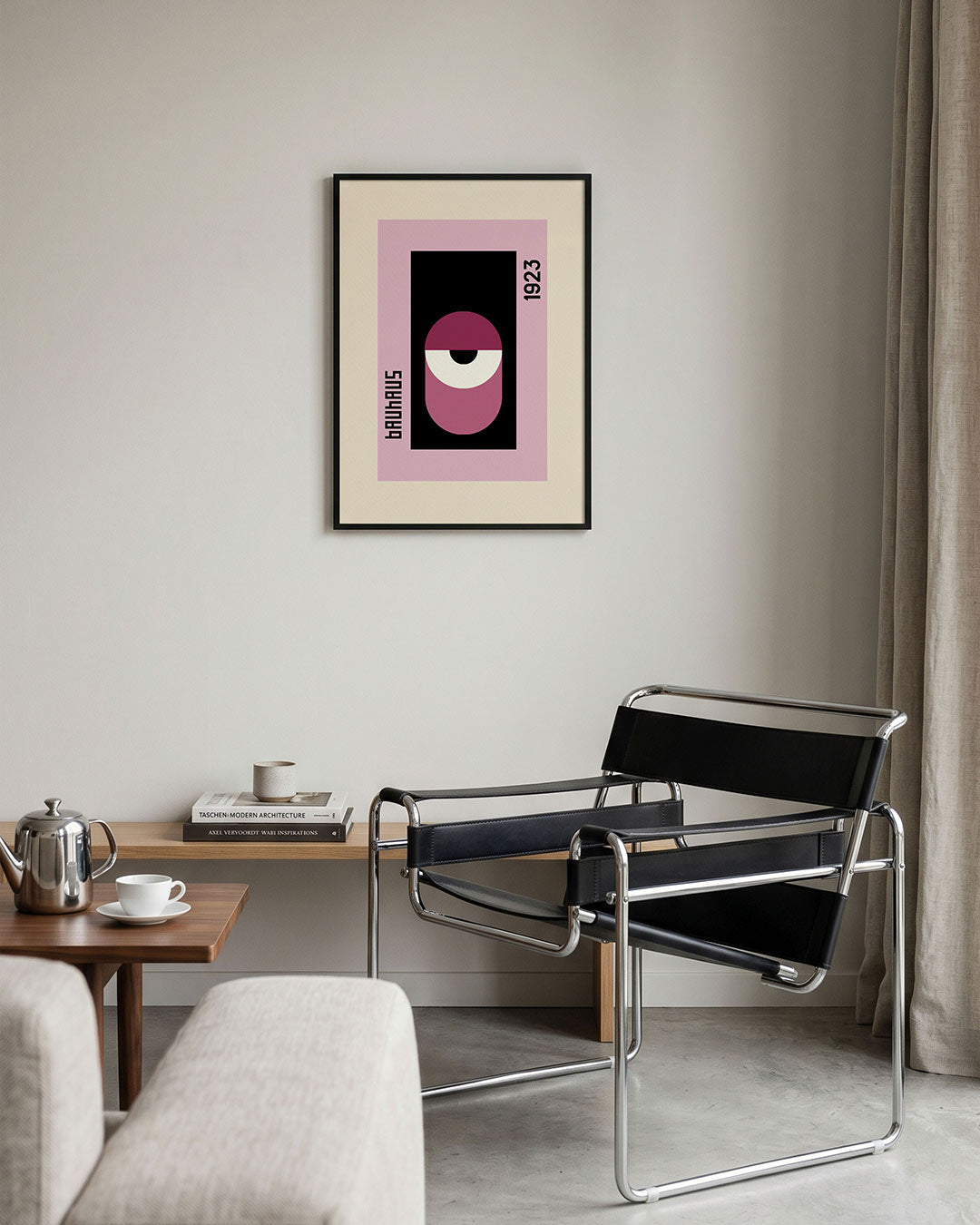 Abstracte – geometrische Bauhaus poster in staand formaat