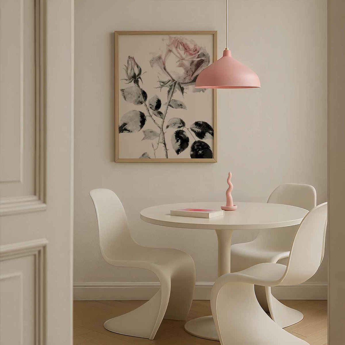 Romantische Rozen – staande paas wanddecoratie van WallArtistic