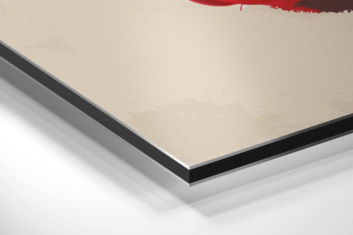 Framboos op Canvas Kunstwerk – canvas kunstwerk als wanddecoratie
