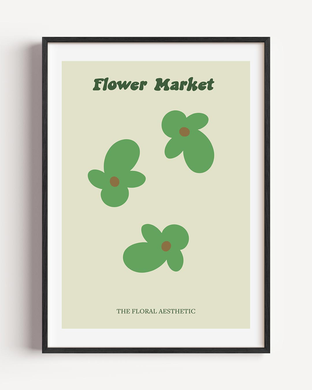 Flower Market – moderne portret poster als wanddecoratie