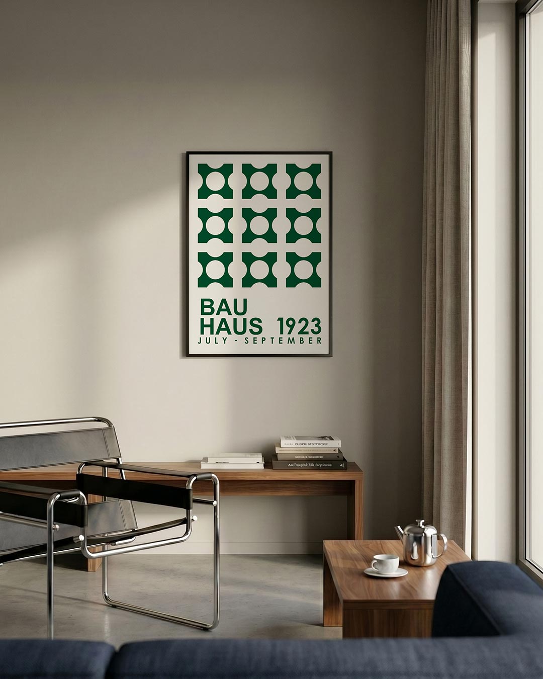 – geometrische poster in Bauhaus-stijl van WallArtistic