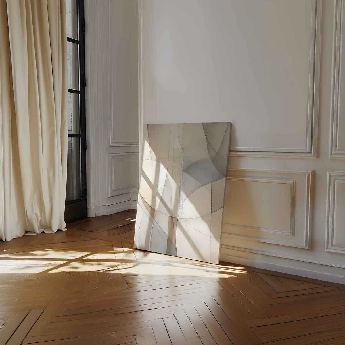 Eindeloze Cura – canvas wanddecoratie in portret formaat