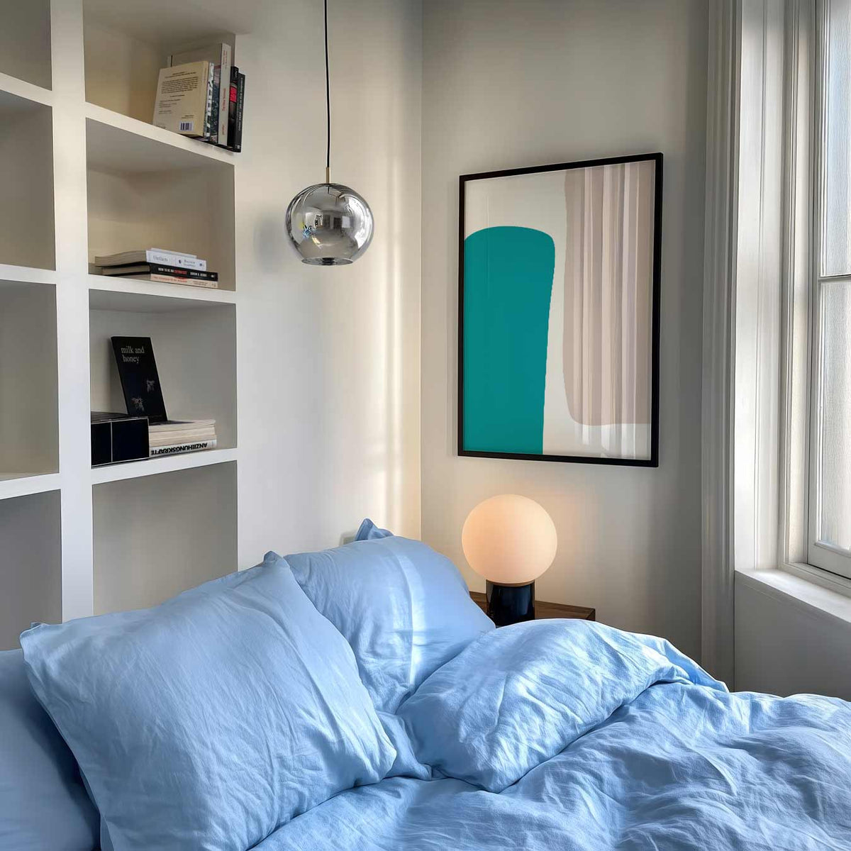 Abstracte Kleurenposter – abstracte poster als moderne staande wanddecoratie