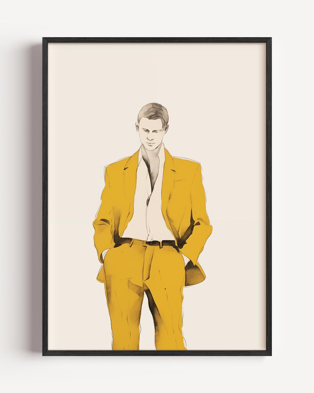 Stijlvolle Mode-momenten – abstracte portret poster als wanddecoratie