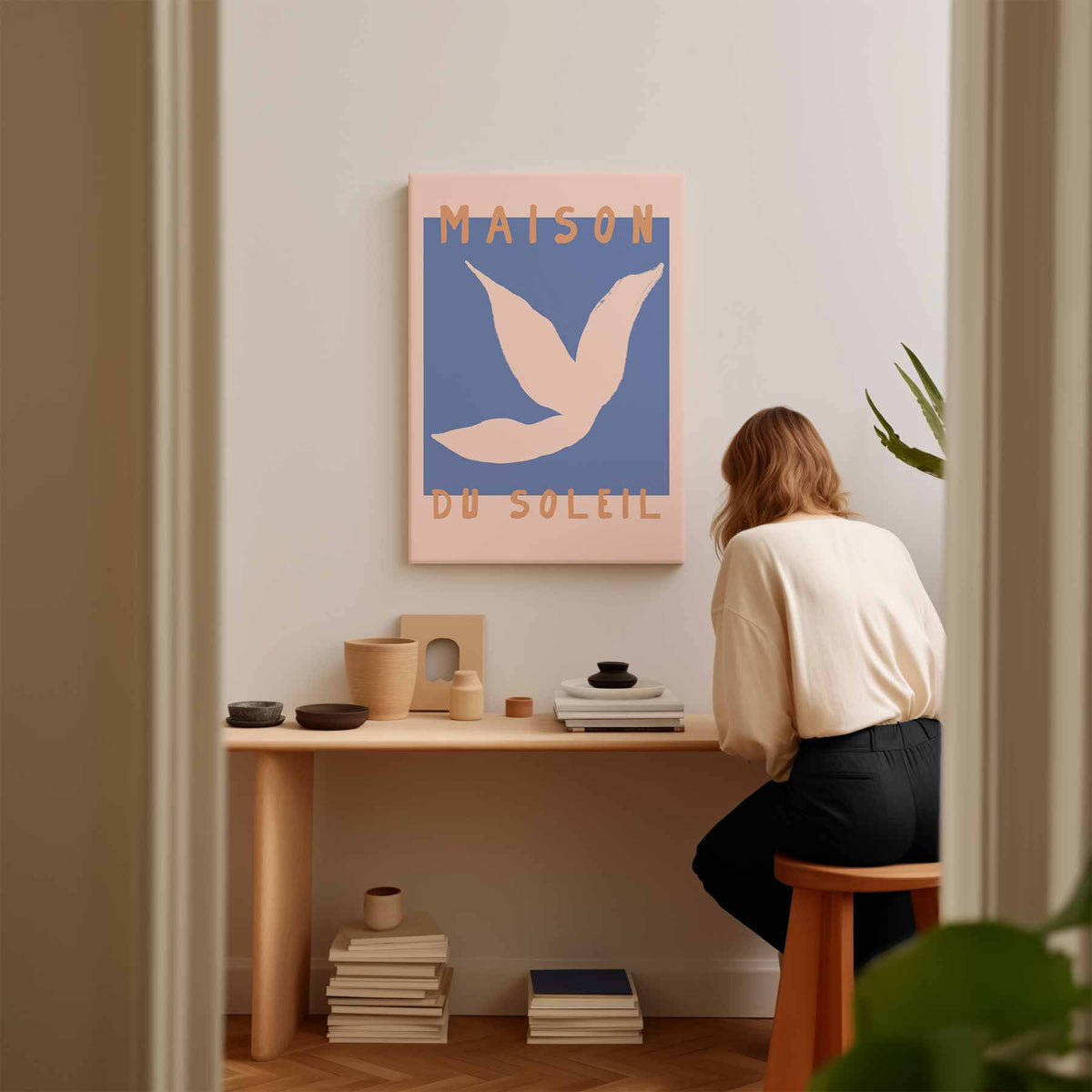 Maison du Soleil Poster – staand kunstwerk voor modern interieur