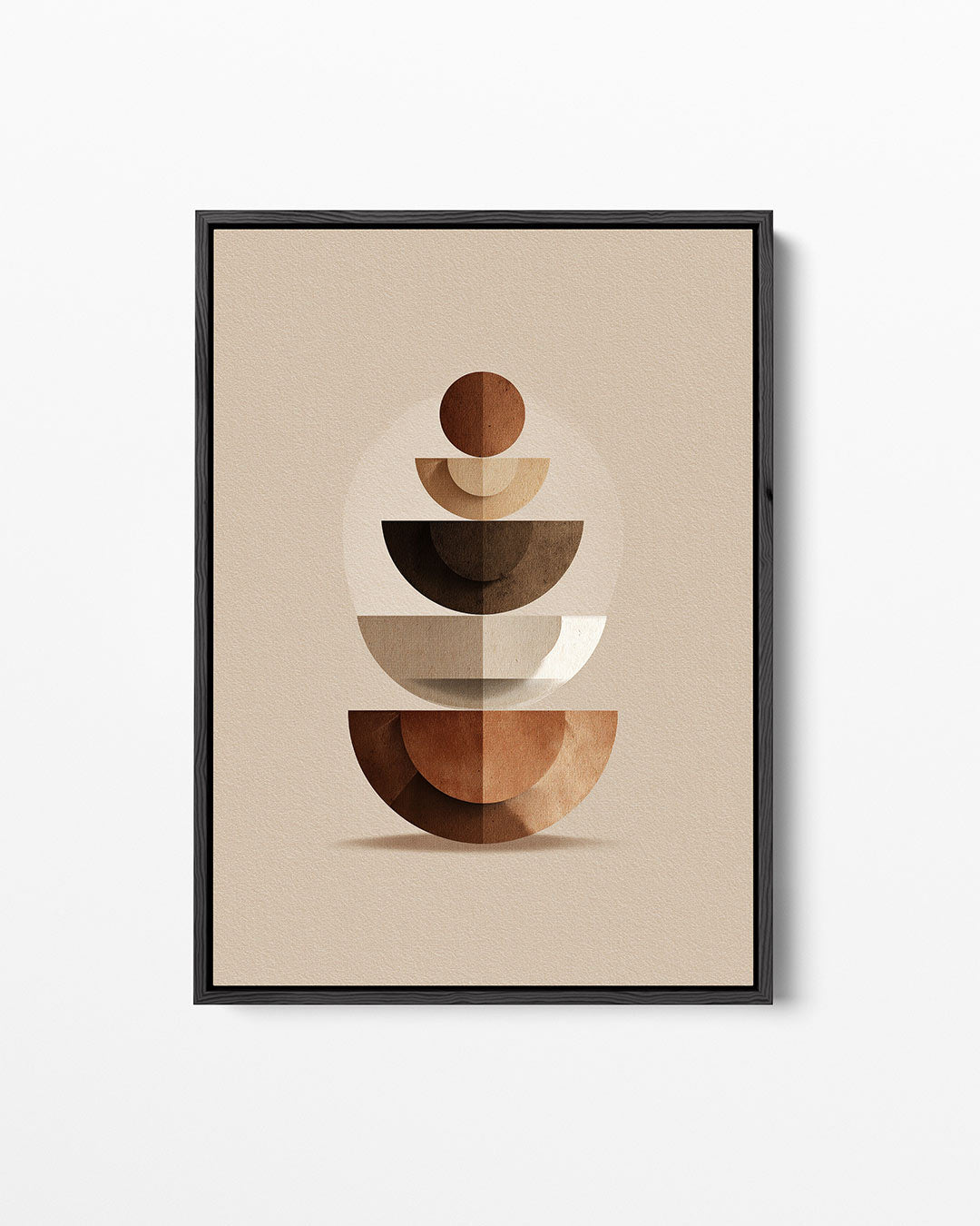 Geometrische vormen – staand wanddecoratie kunstwerk