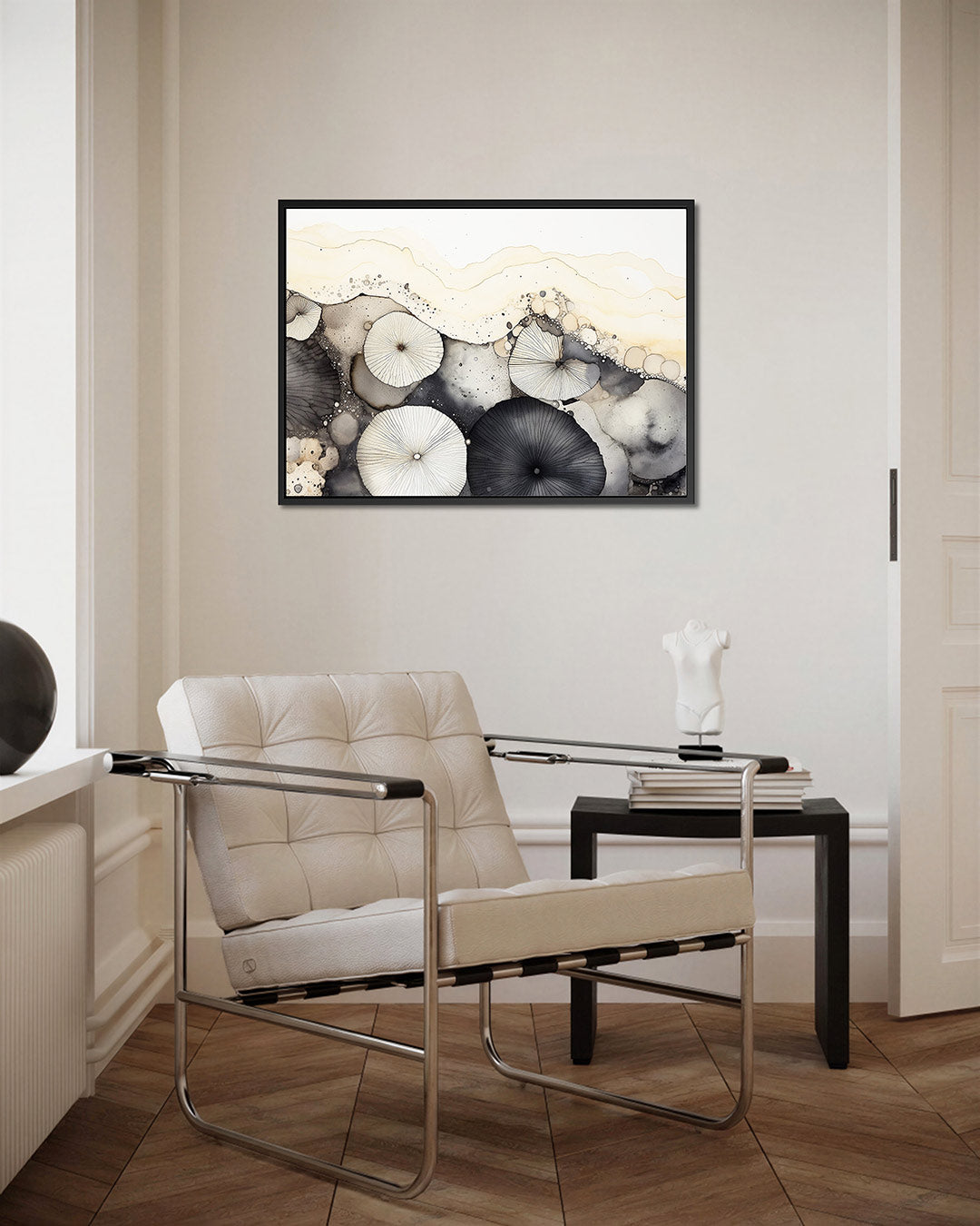 Organische vormen – kunstwerk op canvas, dibond of plexiglas