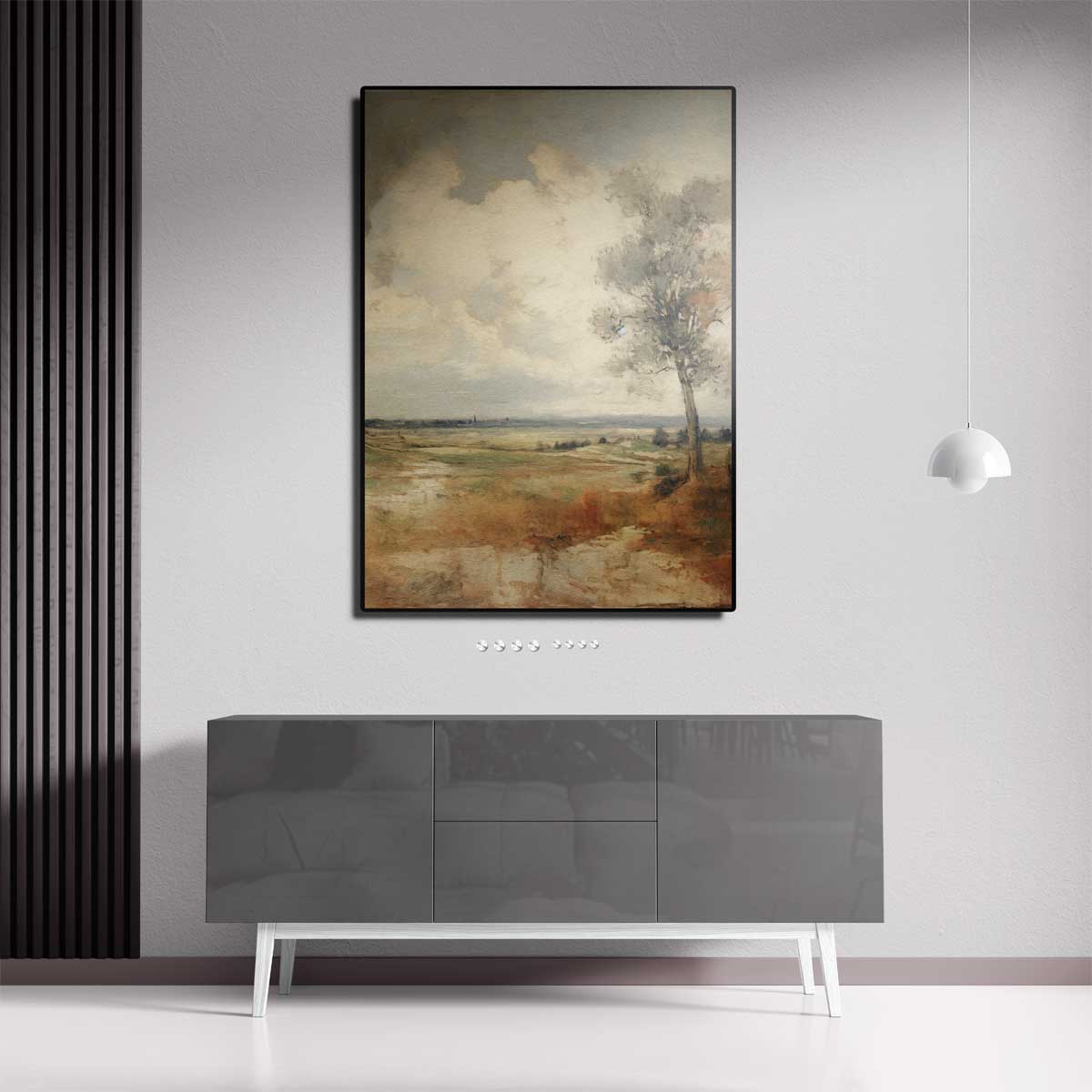 Landschap in Herfstsfeer – staande wandkunst voor woonkamer of interieur