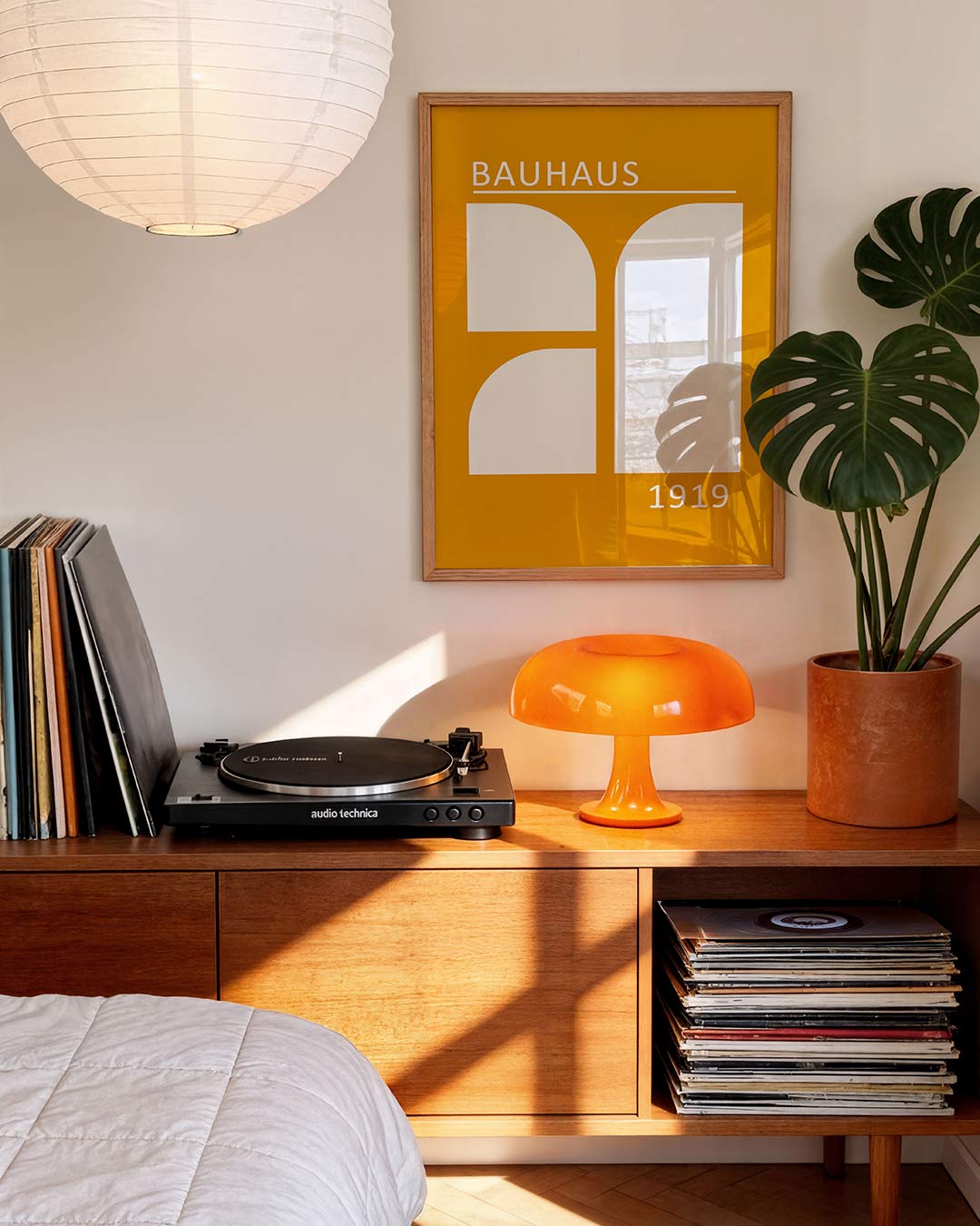 Vorm en kleur – geometrische Bauhaus poster in staand formaat