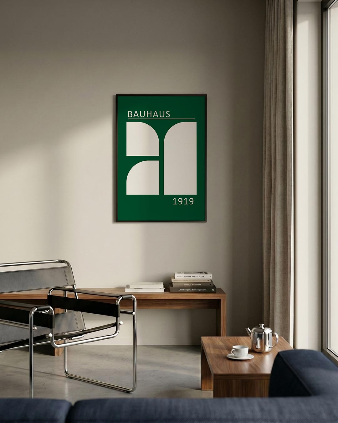 – geometrische poster in Bauhaus-stijl van WallArtistic