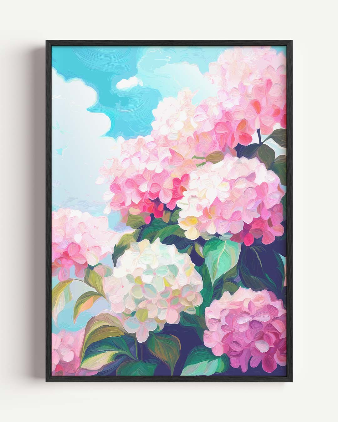 Romantische Bloemenpracht – zomer portret poster als wanddecoratie