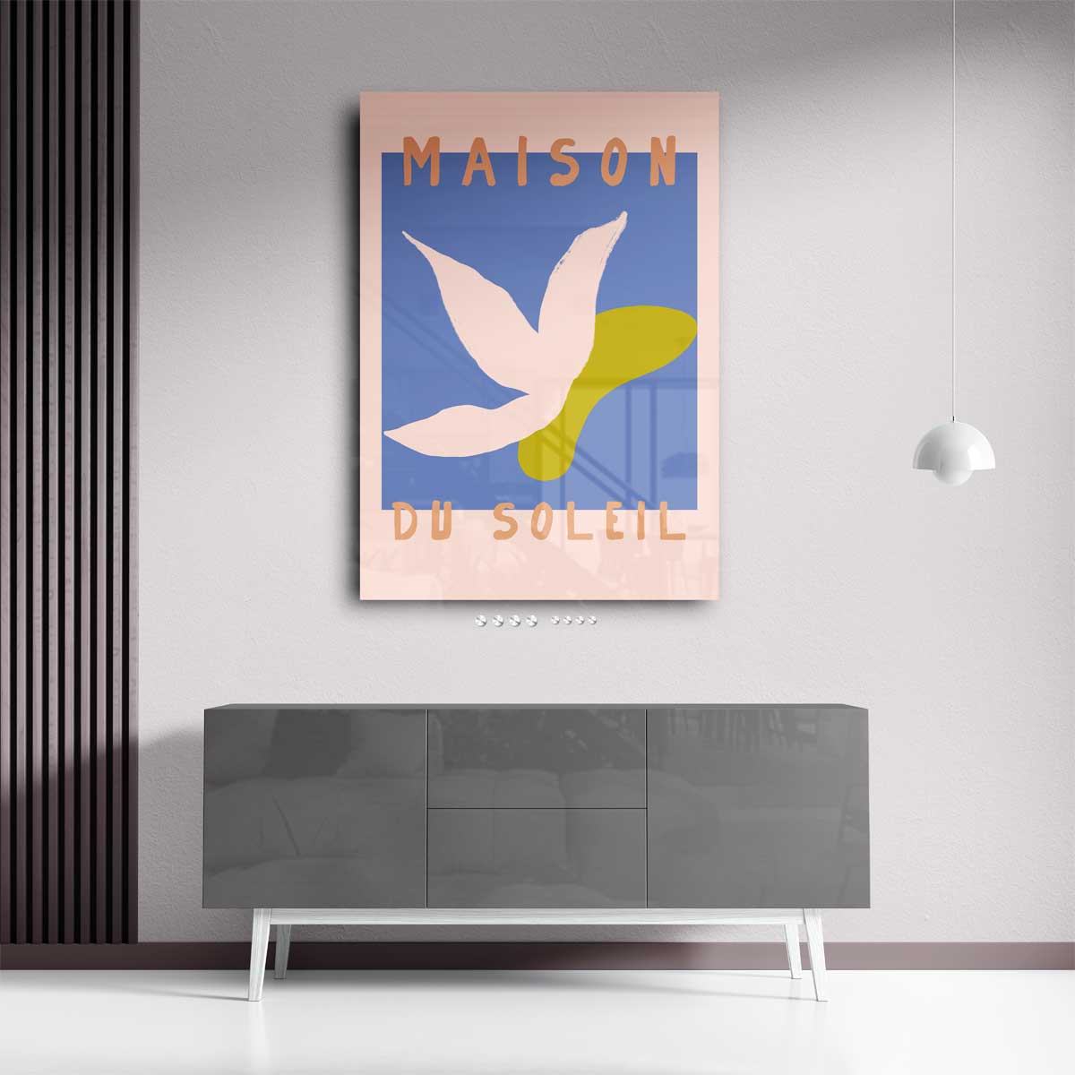 Zonsondergang Bloem – portret kunstwerk als wanddecoratie, afbeelding 13