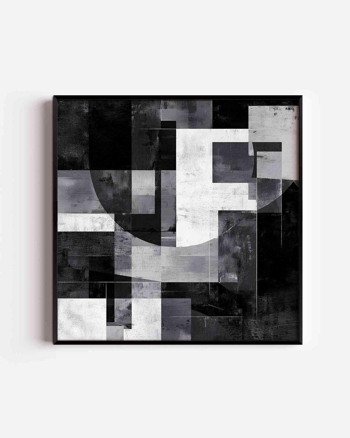 Abstracte geometrische vormen – abstracte vierkante poster als wanddecoratie