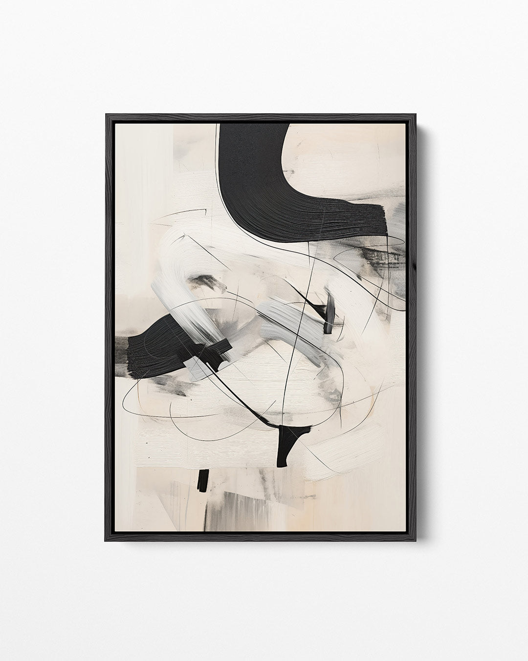 Dynamische lijnen – staand wanddecoratie kunstwerk