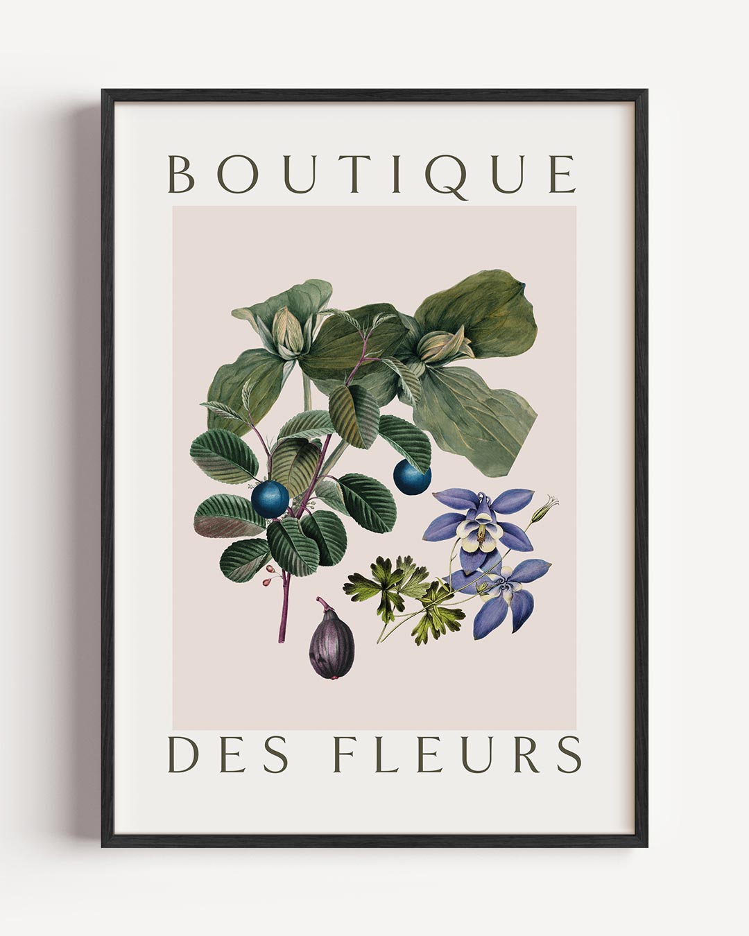 Botanische Bloemenpracht – botanische portret poster als wanddecoratie