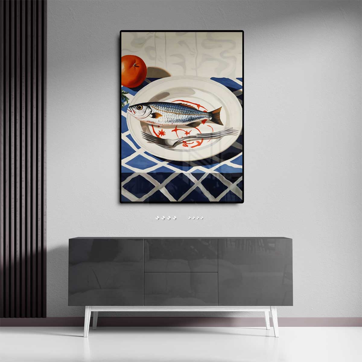 Tijdloze Stilleven Harmonie – staande wandkunst voor woonkamer of interieur
