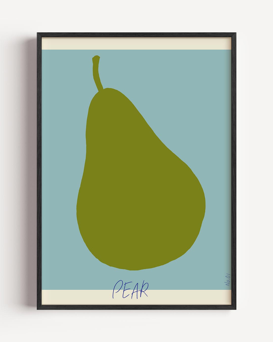 Moderne Peer Kunstopdruk – zomer portret poster als wanddecoratie