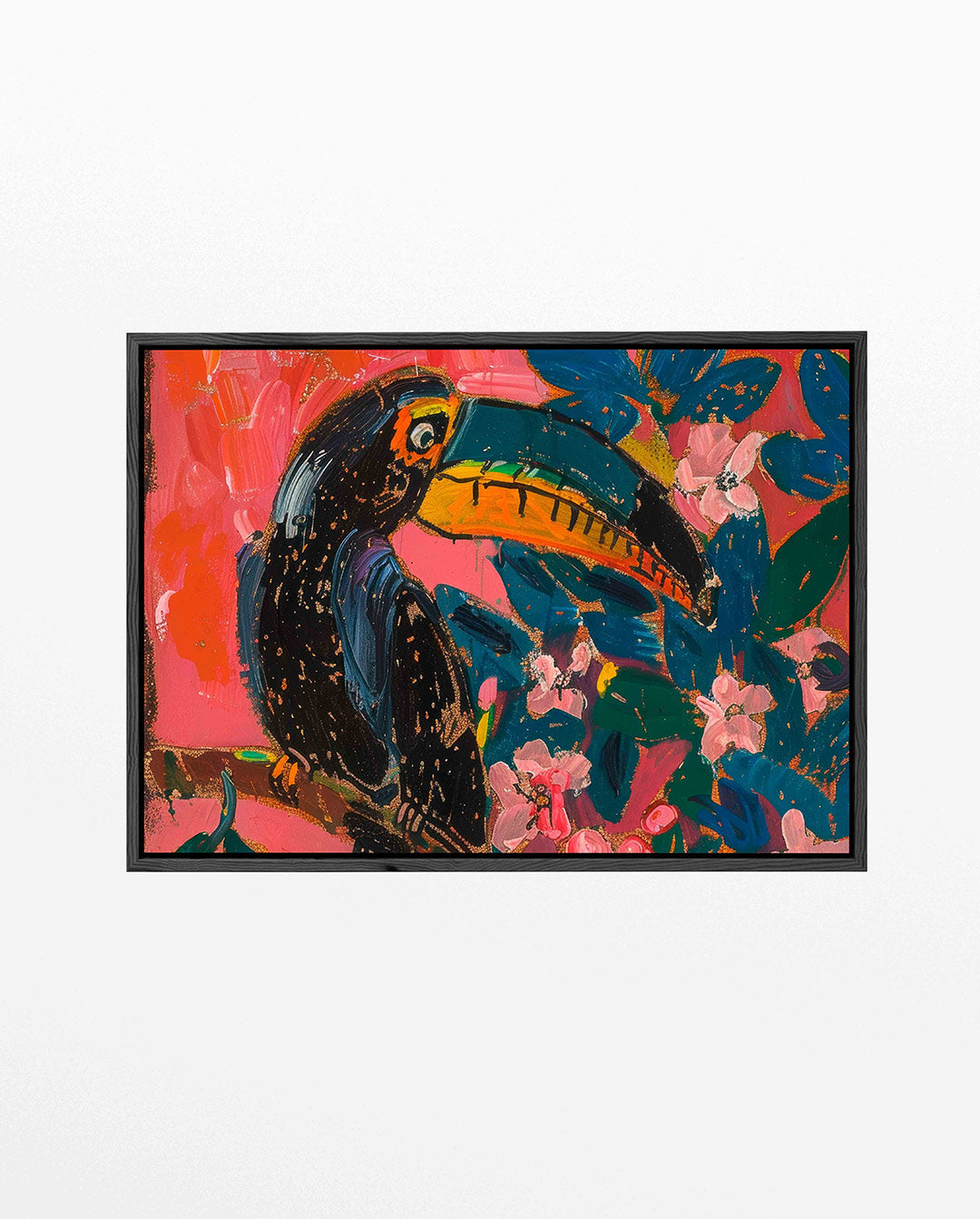 Vrolijke toekan – Dieren kunstwerk – liggend dieren kunstwerk